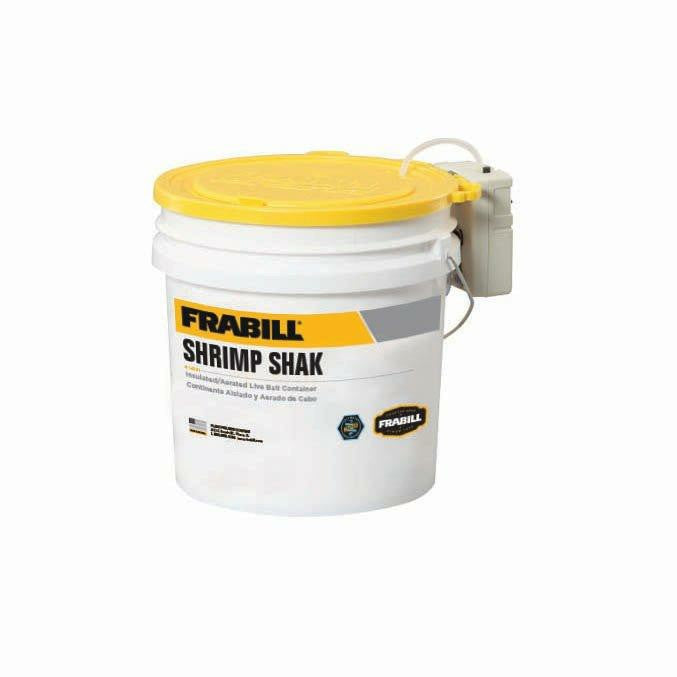 Frabill Aerator Bait Buckets | White/Yellow