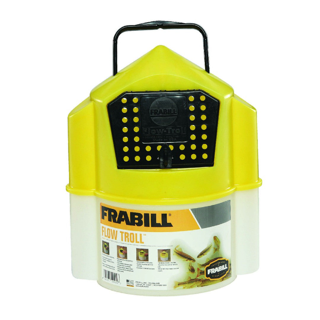 Frabill Bait Buckets | White/Yellow
