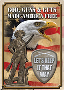 12" x 17" Tin Sign