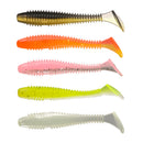 37-Piece Soft Plastic Swimbait & Jig Head Fishing Lure Kit with Tackle Box
