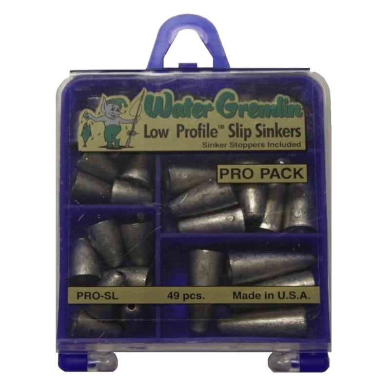 Low Profile Slip Sinker Assortment with Stoppers