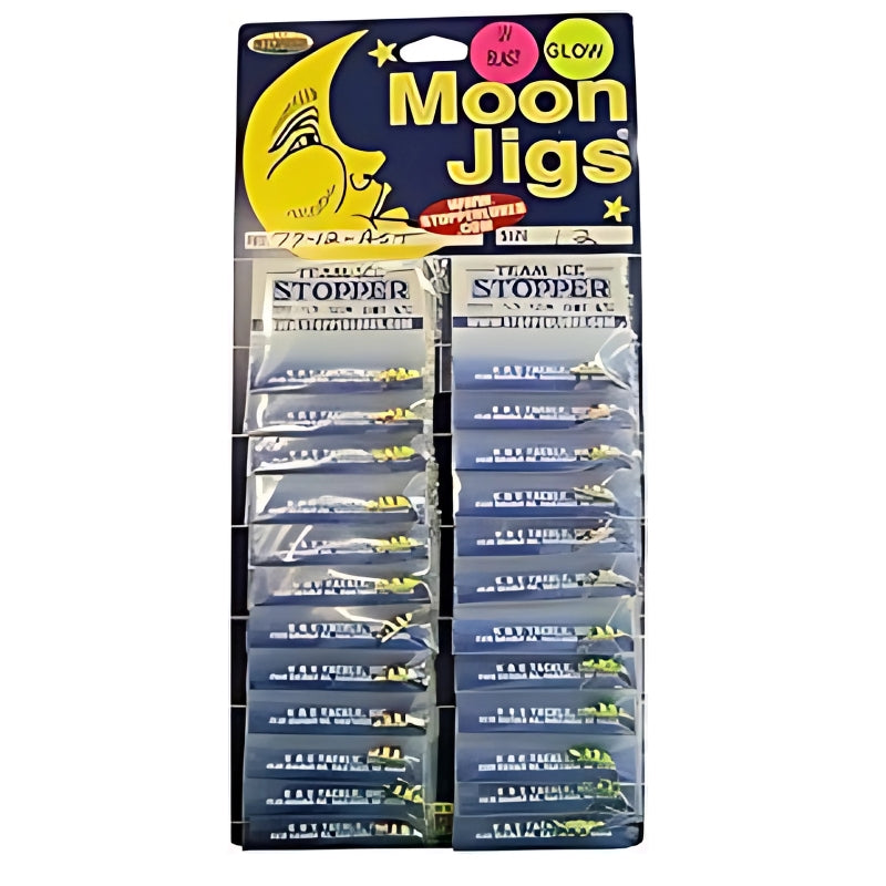Glitter & Glow Moon Ice Jig Card