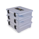 Plano ProLatch® StowAway® 3 Piece Bundle Utility Boxes Clear