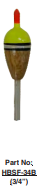 Hot Bite 3/4" Slip Floats