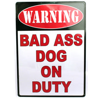 12" x 17" Tin Sign