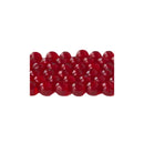 6mm Round Beads – Fluor Red, 65 pk