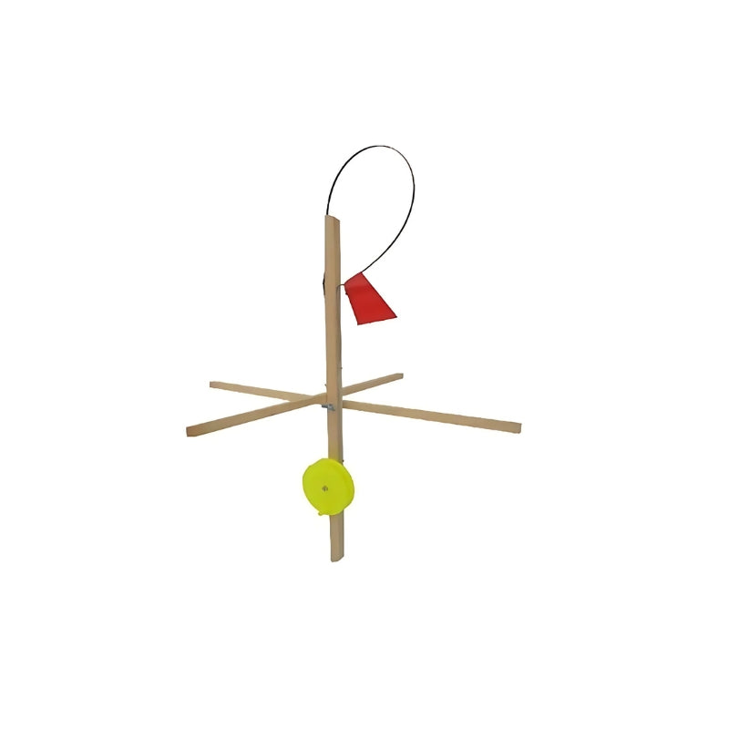 Wood Cross Stick Tip-Up