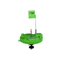 PREDATOR PRO THERMAL HOLE COVER TIP UP HI-VIZ GREEN W/500 FT SPOOL AND BUILT IN TACKLE BOX