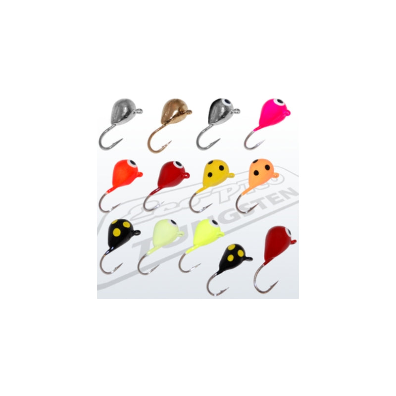 Tiny Tear Drop Ice Jig 24PC