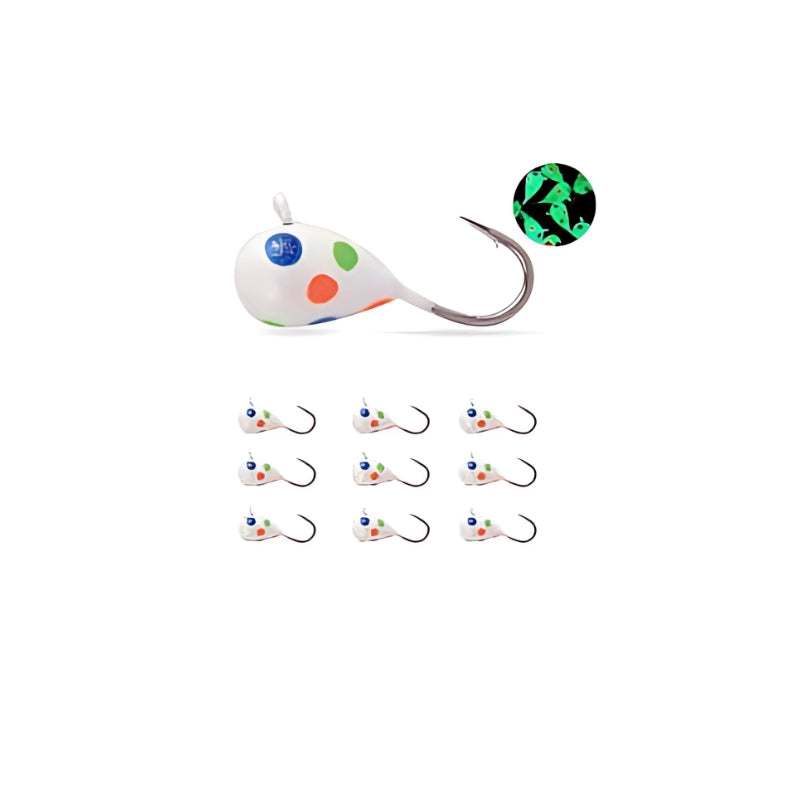 Tiny Tear Drop Ice Jig 24PC