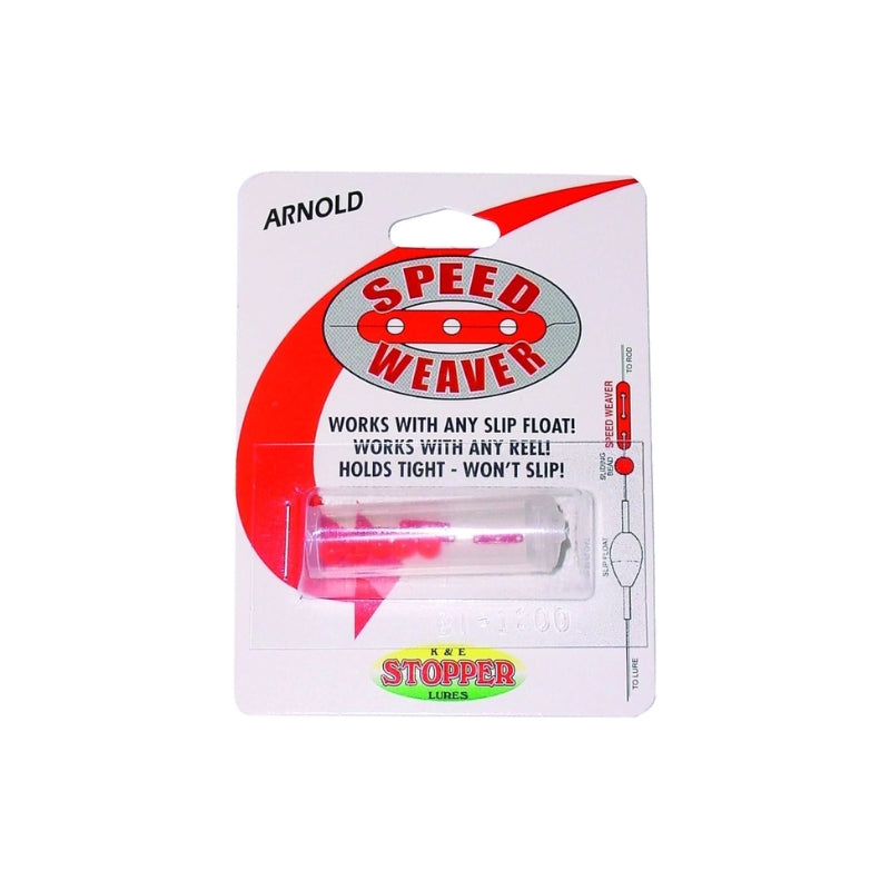 Speed Weaver Bobber Stop 5PK – Red
