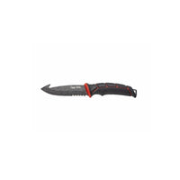Ugly Stik Gut Hook Bait Knife (Black/Red)