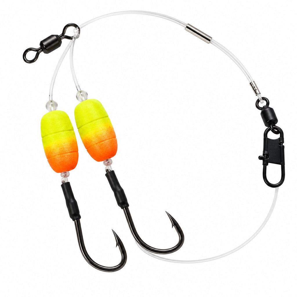 Hammertime Lures Double Hook - Non Tangle Perch Rigs