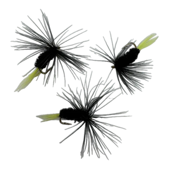 Chenille Fly Black Tail Card of 12 CF-346-12