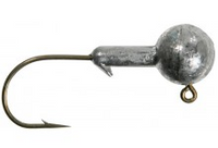 Danielson Unpainted Barbed Round Head Ball Jigs