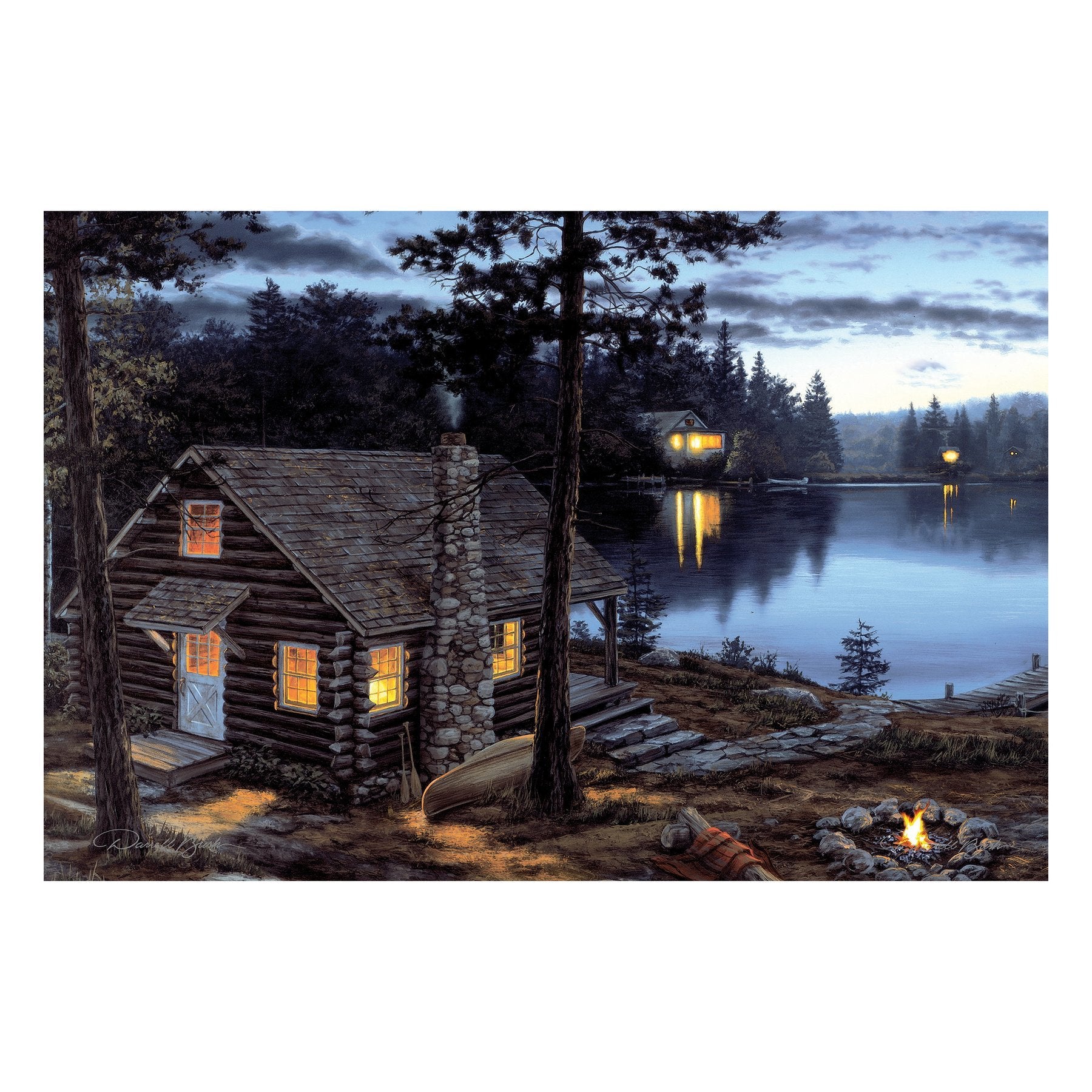 LED/Fiber Optic Illuminated Gallery Wrapped Canvas Art