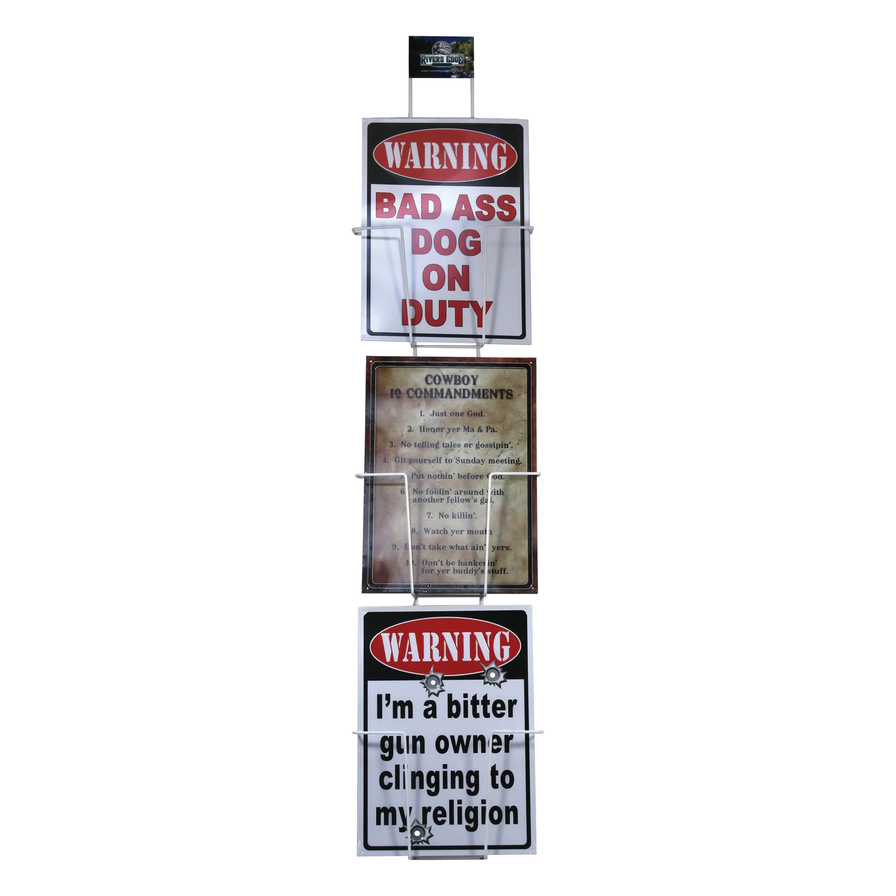Display - Tin Sign Rack