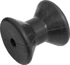 5" Black Spool Roller Set