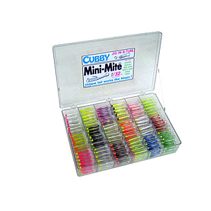 Mini-Mite Jig Counter Display 360pcs (20 jigs each of 18 colors) 1/32 OZ