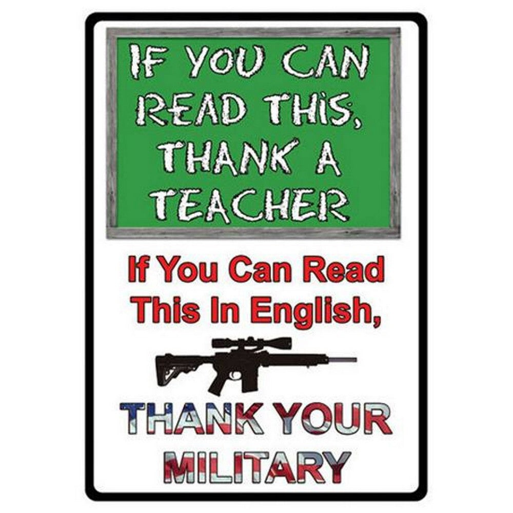 12" x 17" Tin Sign