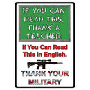 12" x 17" Tin Sign