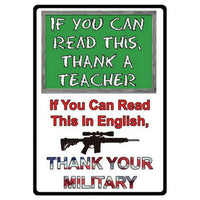 12" x 17" Tin Sign