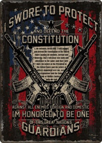 12" x 17" Tin Sign