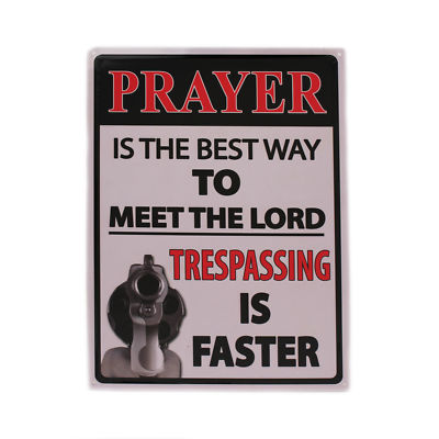 12" x 17" Tin Sign
