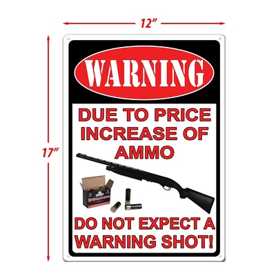 12" x 17" Tin Sign