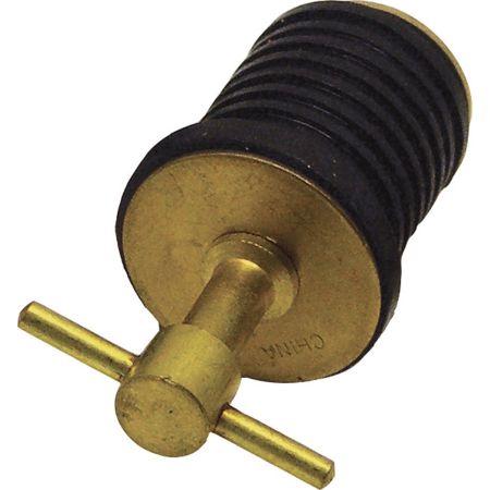 TWIST DRAIN PLUG 1" BRASS