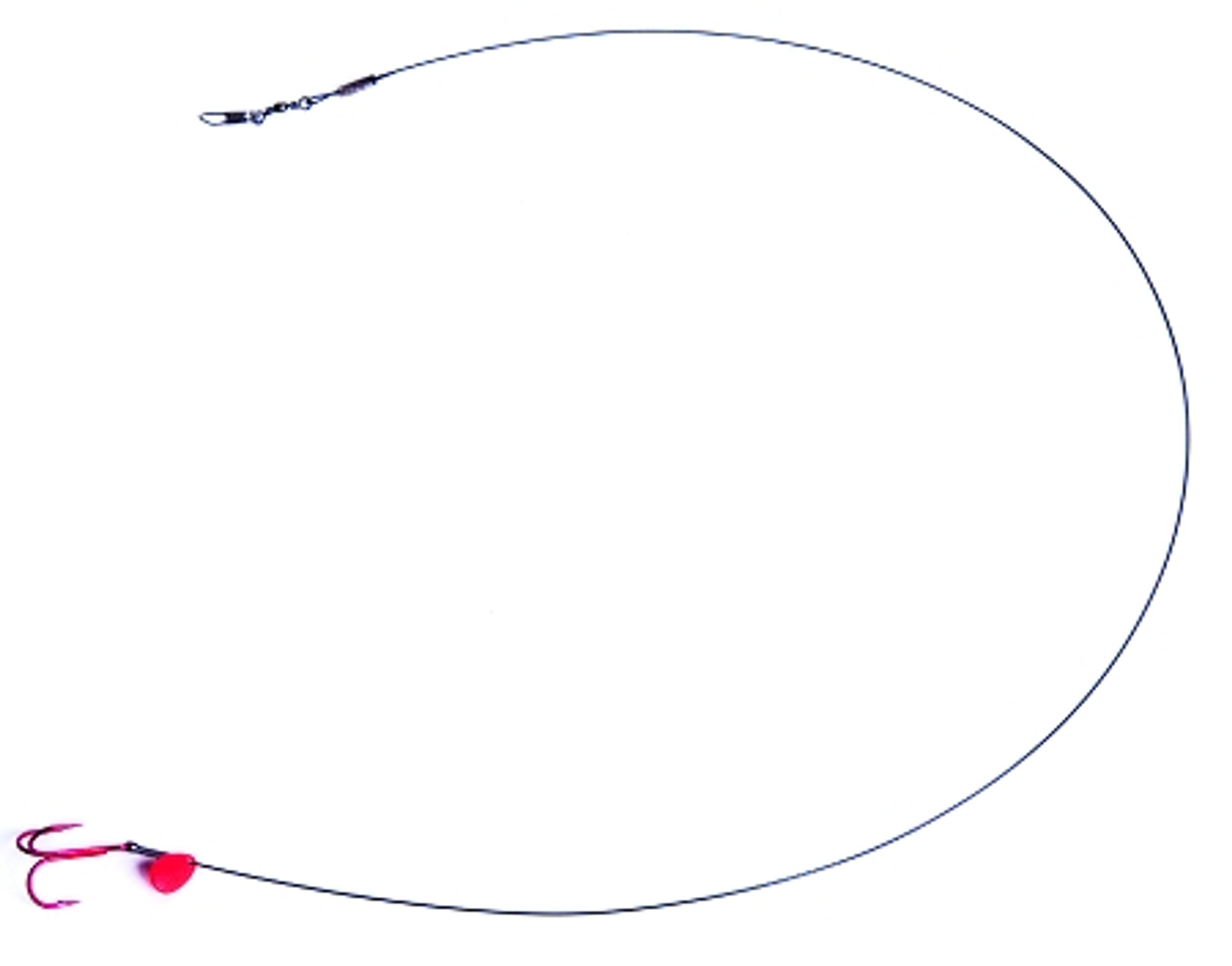 Tip-Up Leader Treble Hook Rig